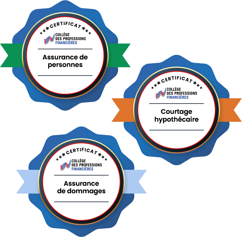 Badges du Collège des professions financières